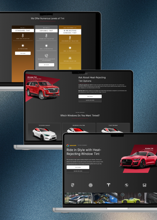 Window Tint Landing Page