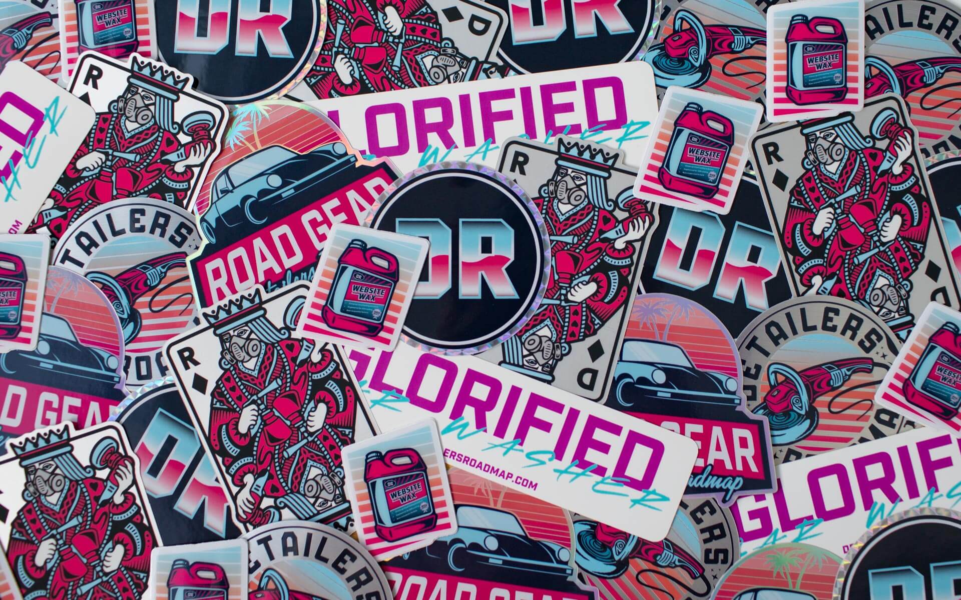 Detailing stickers bundle