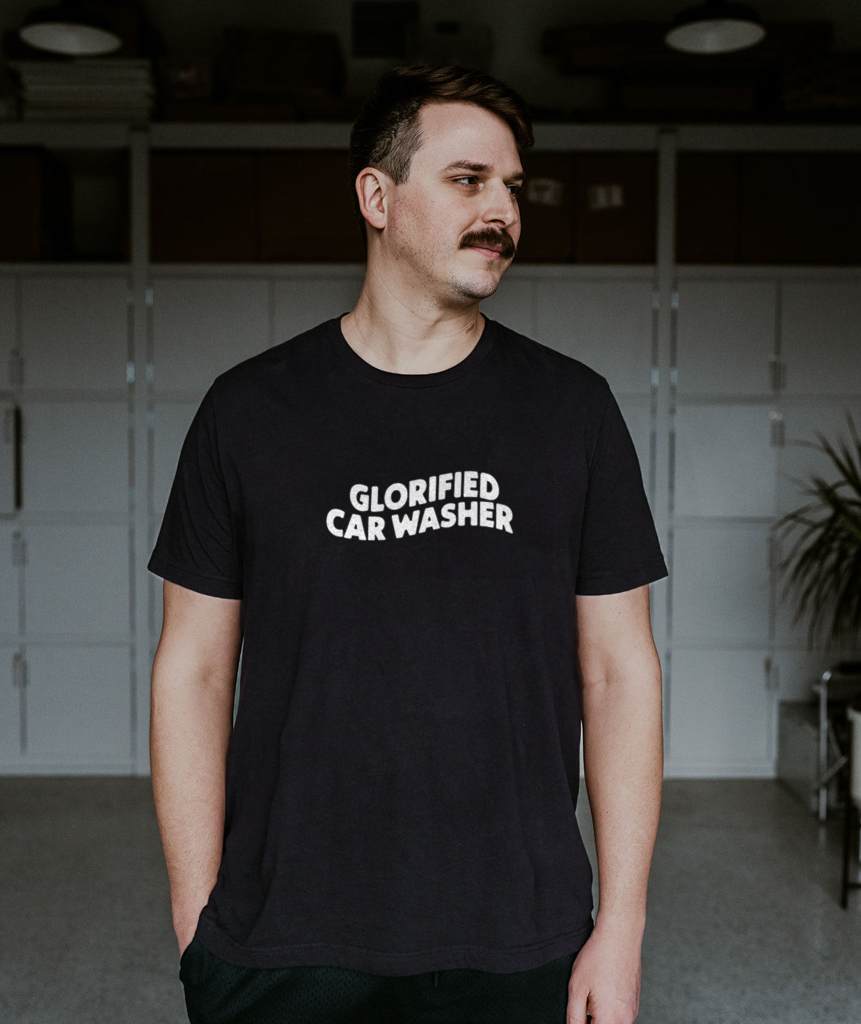 Glorified Car Washer Tee - Dark