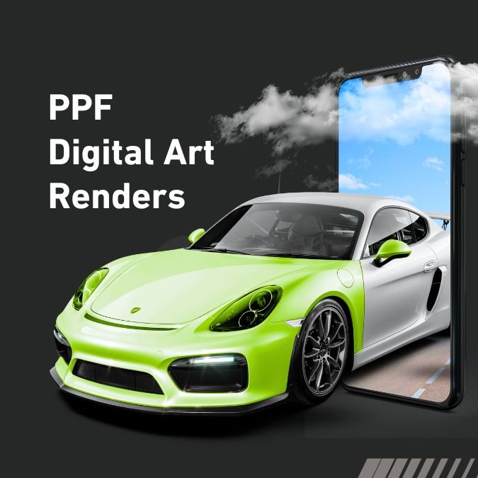 Paint Protection Film Digital Art Renders