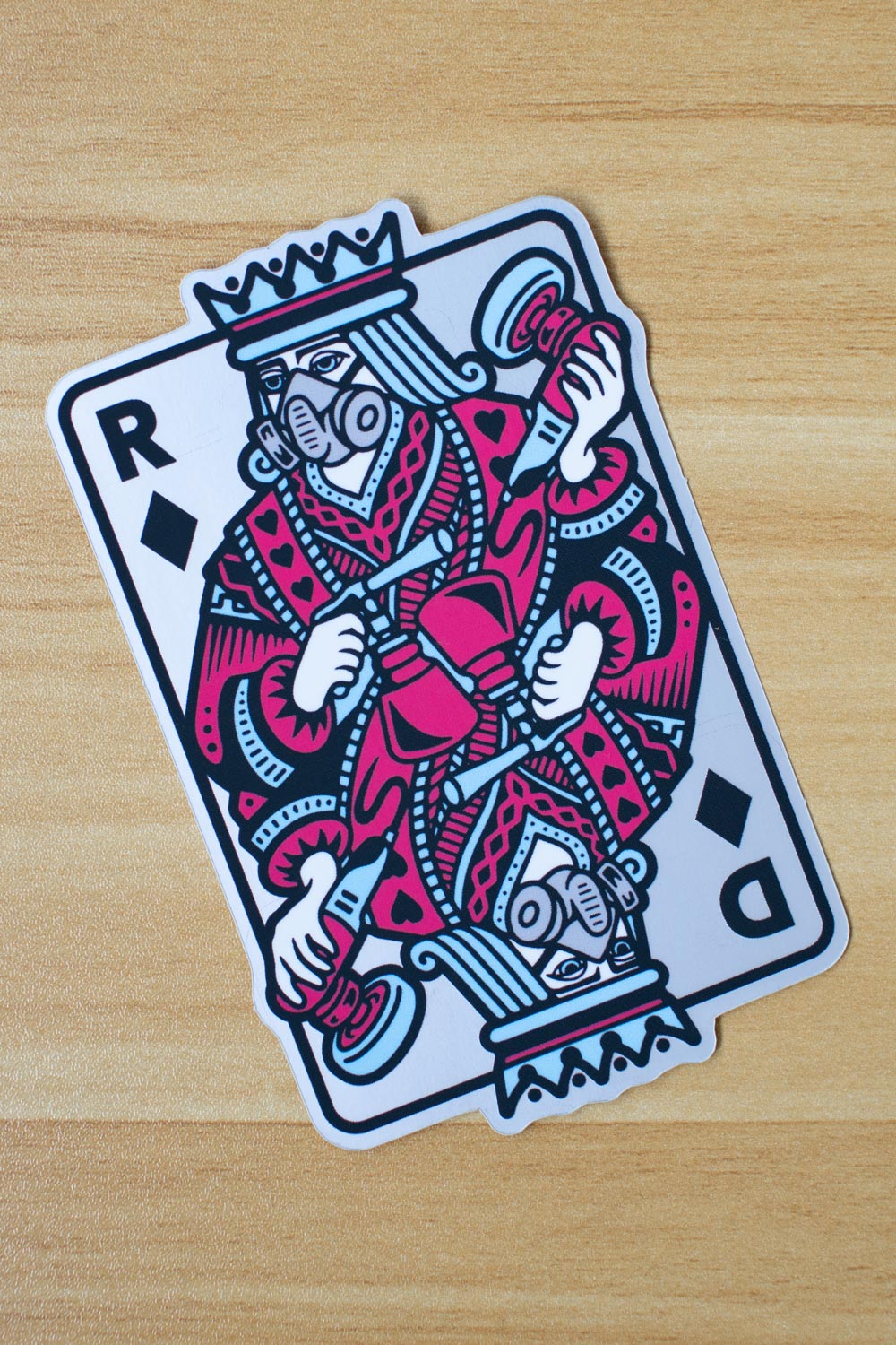 King of Detailing - Playing Card Sticker