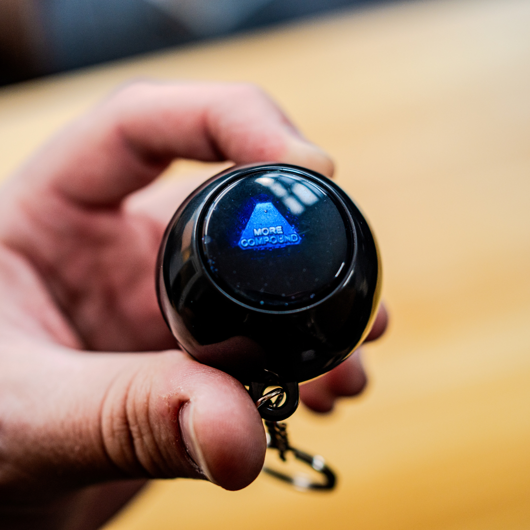 Magic 8 2025 ball keychain