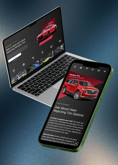 Window Tint Landing Page