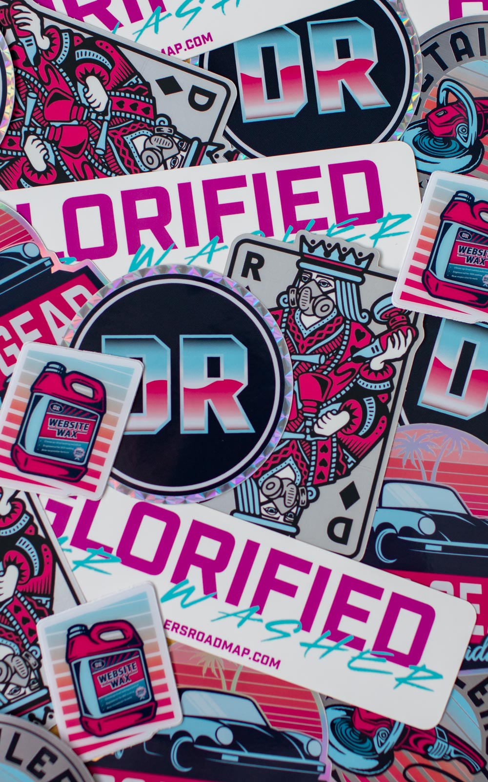 King of Detailing - Playing Card Sticker