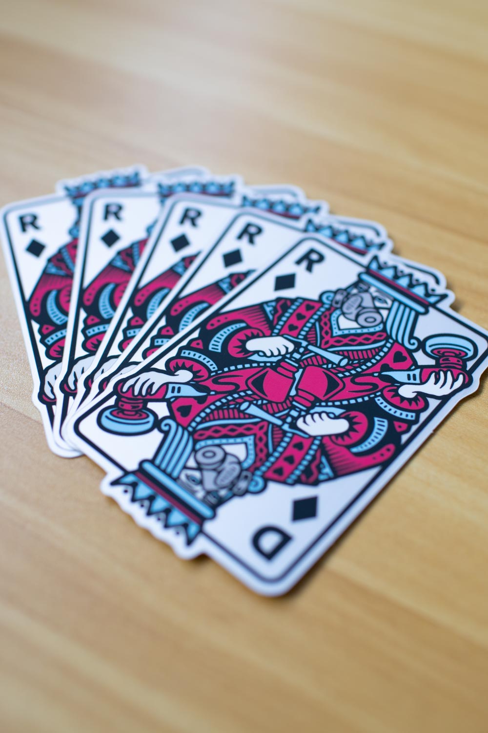 King of Detailing - Playing Card Sticker